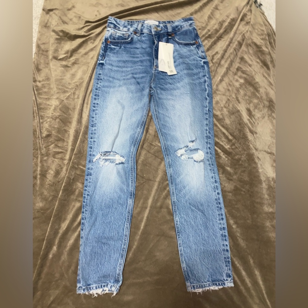 ZARA ripped jeans